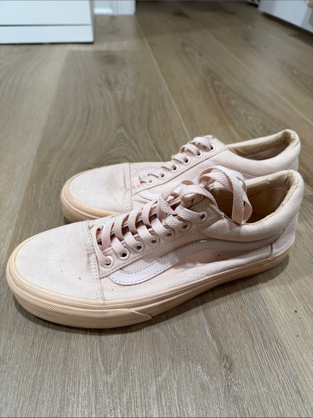 Vans Pink Low-Top Canvas Sneakers